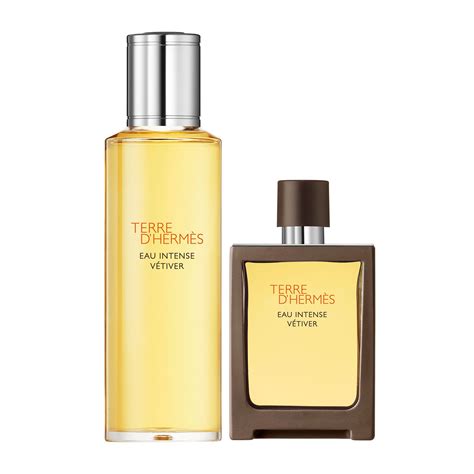 hermes terre eau intense vetiver|terre d'hermes refill.